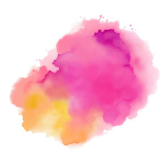 Abstract red watercolor on white background.This is watercolor splash.It is drawn by hand., abstract watercolor hand drawn background