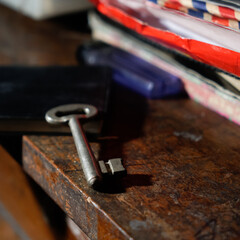 close up of old typewriter