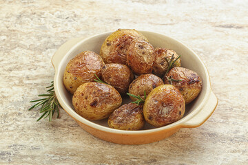 Roasted baby potato with rosemary
