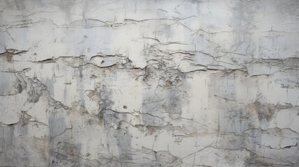 Obraz na płótnie Canvas Gray wall texture with peeling paint