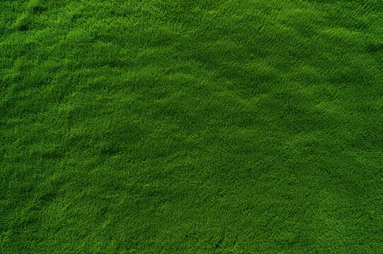 High-Altitude Aerial Shot Capturing the Expansive Beauty of a Grassy Landscape