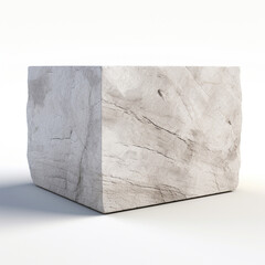 stone block with a distinctive, rugged texture, evoking a sense of age