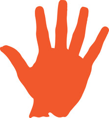 handprint paint colors icon