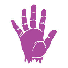 handprint paint colors fingers