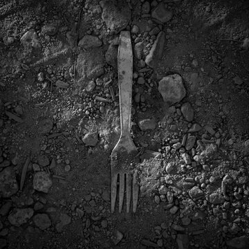 Fork on Dirt