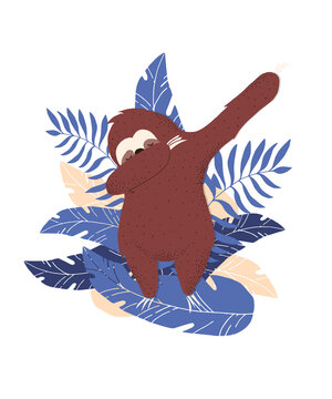 Cool sloth dab dub