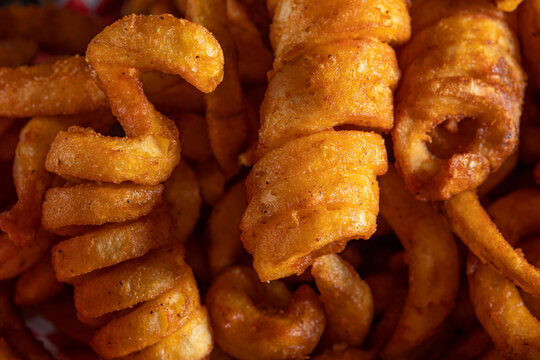 Close-up of Curly Fries