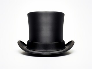 Elegant Black Top Hat: An Icon of Style and Sophistication Generative AI