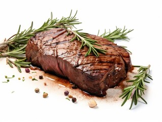 Savor the Flavors: Exquisite Grilled Steak with Aromatic Rosemary Recipe Generative AI
