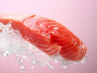 Experience the Exquisite Delight of a Perfectly Prepared, Mouth-Watering Salmon! Generative AI