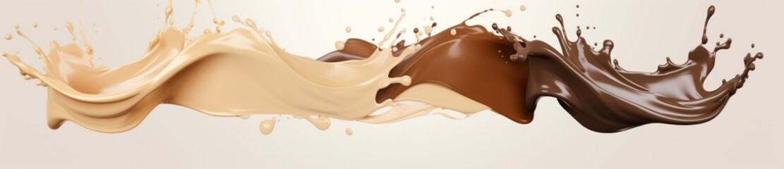 Captivating Milk Splash Vector Art: A Detailed Illustration Guide Generative AI