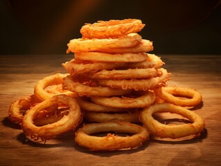 Feast Your Eyes on the Most Mouth-Watering Onion Rings Ever Captured on Camera Generative AI