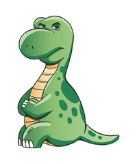 Fototapeta premium Sarcastic Cute Dragon