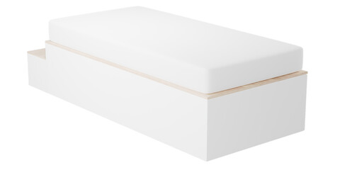 Modern Elegance: Bed  for Stylish Living Spaces transparent png white background bedroom furniture architectural visualization interior