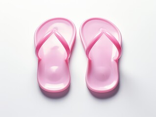 Chic Pink Flip Flops: A Perfect Accessory for Your Summer Wardrobe! Generative AI