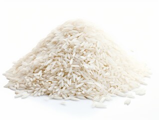Unveiling the Beauty of Pure White Rice: A Symbol of Simplicity and Nutrition! Generative AI