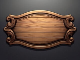 Unleash Your Home's Aesthetic with our Rustic Decorative Wooden Board - Instant Charm! Generative AI