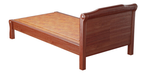 Modern Elegance: Bed  for Stylish Living Spaces transparent png white background bedroom furniture architectural visualization interior