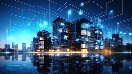 The transformative link between real estate and tokenization, powered by innovation - obrazy, fototapety, plakaty