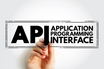 API Application Programming Interface - connection between computers or between computer programs,...