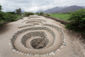 Nazca water well in Peru