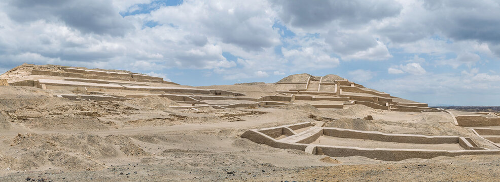 Cahuachi citadel of antique nasca culture.