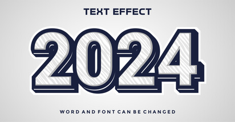 2024 editable text effect