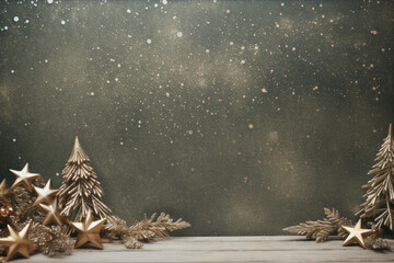 christmas background with balls and snowflakes celebration invitation gift card wallpaper