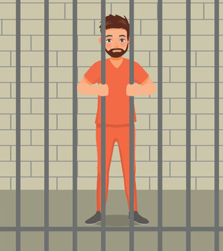 Male convicted prisoner inside the jail