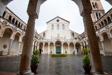 Fototapeta premium The Salerno Cathedral - Italy