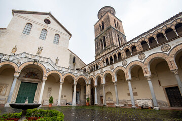 Fototapeta na wymiar The Salerno Cathedral - Italy