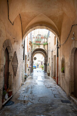 Fototapeta na wymiar Old Town of Ortigia - Sicily - Italy