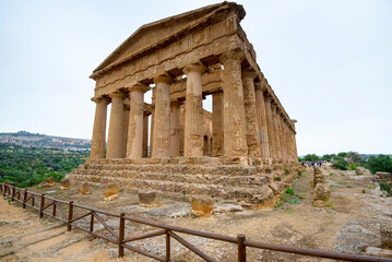 Temple of Concordia - Agrigento - Italy - obrazy, fototapety, plakaty
