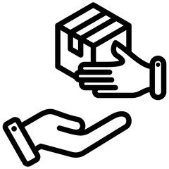 Delivery Service Outline Icon