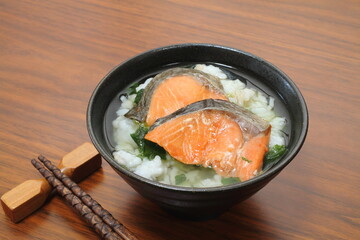 紅鮭茶漬け