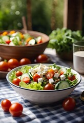 Frash salad ceramic bowl 2