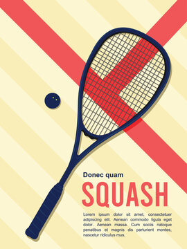 Great memorable squash poster design best for your digital graphic and print	