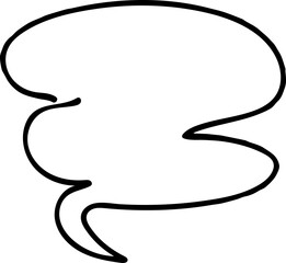 Speech Bubble hand drawn