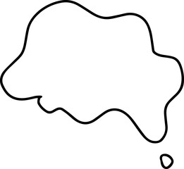 Speech Bubble hand drawn