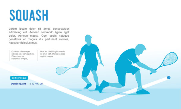 Cool editable vector squash background for any graphic purpose	