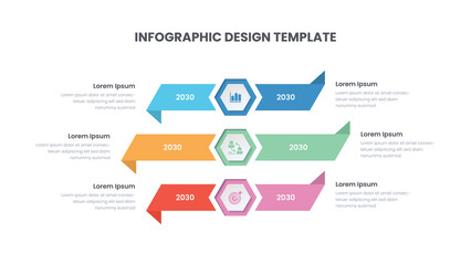 Infographic design template presentation, Infographic element, timeline