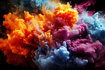 Colorful Smoke Fantasy - Abstract Imagery