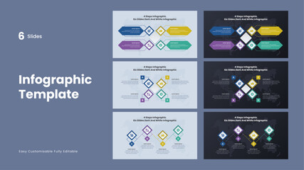 Infographic design template presentation, Infographic element, timeline