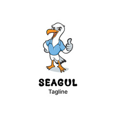 seagull mascot character
