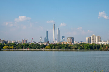 Landmark buildings in Guangzhou, China