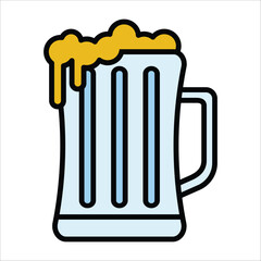 beer icon vector design template
