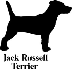 Jack Russell Terrier. Dog silhouette dog breeds logo dog monogram logo dog face vector
SVG PNG EPS