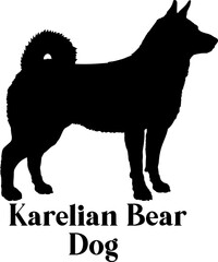 Karelian Bear  Dog silhouette dog breeds logo dog monogram logo dog face vector
SVG PNG EPS