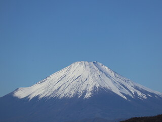 大山の富士見台から見た富士山2