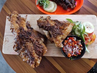 grilled beef ribs